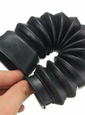 2pcs Fork Bellows Front Black Universal Off-road Motorcycle