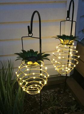 Solar Garden Lights Pineapple Shape Outdoor Solar Hanging