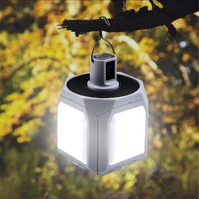 60LED Camping Light USB Rechargeable Bulb with Hook