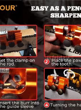 Zitour Easy & Portable Chainsaw Sharpener Tool for Woodw