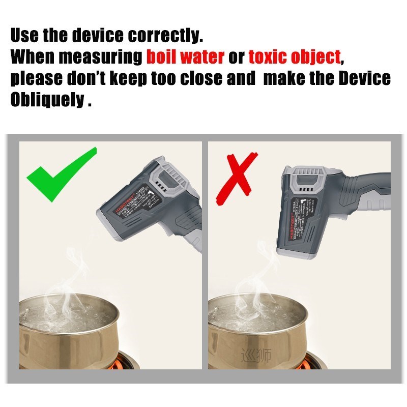 HT650 Digital Non Contact Infrared Thermometer Industry Used