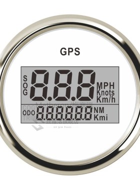 2'' 52mm GPS Speedometer Odometer Digital GPS Boat S