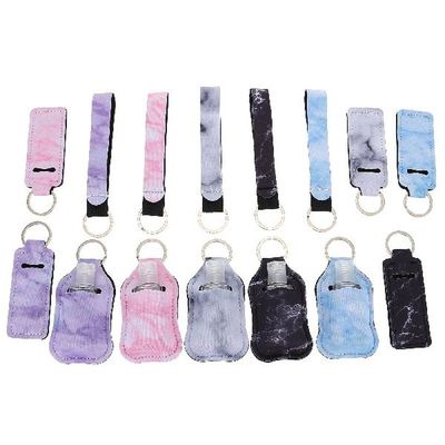 Keychain Holder Lipstick Lip Key Travel Balm Cover Lanyard