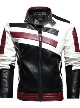 Mens New Autumn/Winter Jacket With Velvet Warm Leather Jack