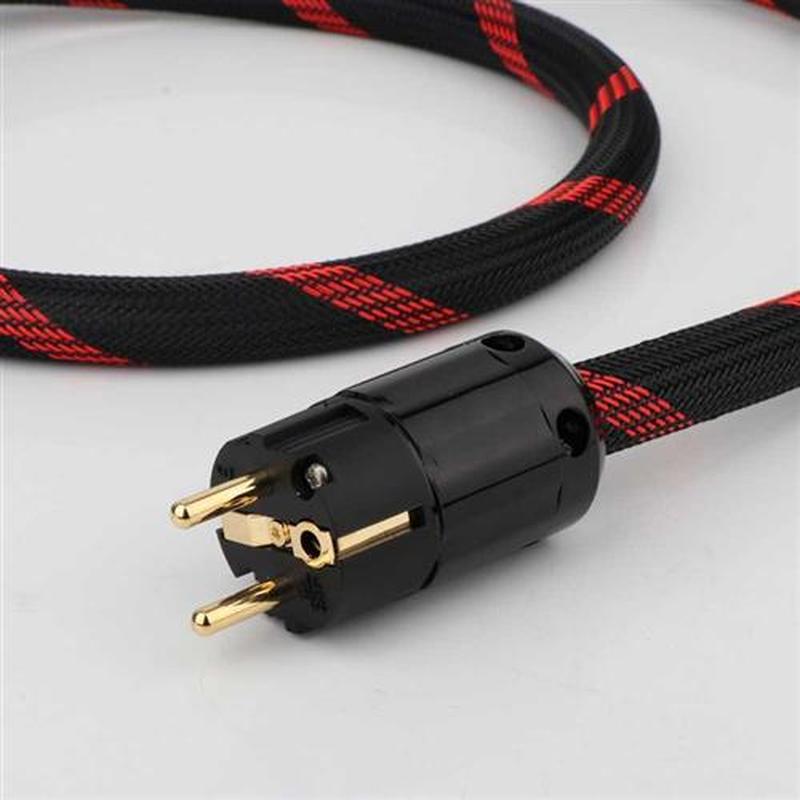 FP-314Ag OCC series silver plated hifi power cable With Figu