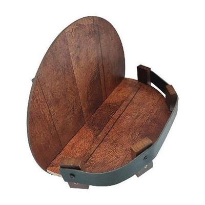 Bourbon Whiskey Barrel Shelf - Durable Wine Rack Wall Wine