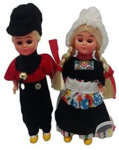 Essence of Europe Gifts E.H.G Ethnic Dutch Dolls Costume Boy