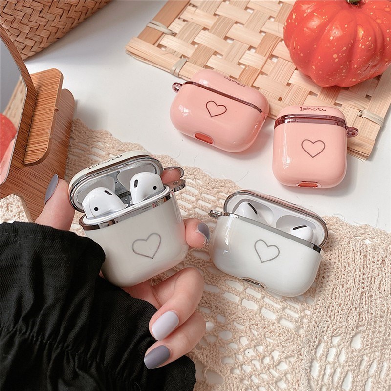 Kjoew Love Cute Earphone Case For Apple iPhone Charging Box