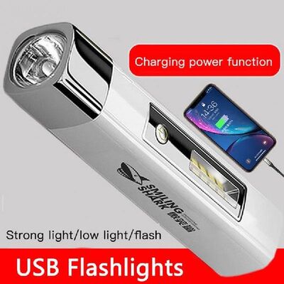 USB Flashlights Mobile Phone Rechargeable Strong Light