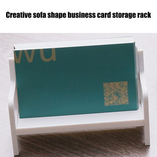 Bench Figure Business Card Case Simple Style Sofa Calling