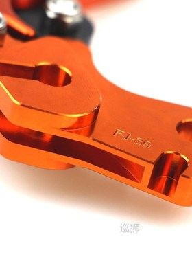 Orange Motorcycle CNC Aluminum Brake Clutch Levers Short Adj