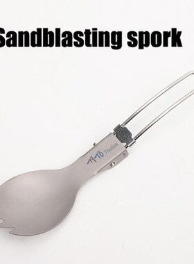 Folding Spork Portable Outdoor Camping Cutlery Travel Tablew