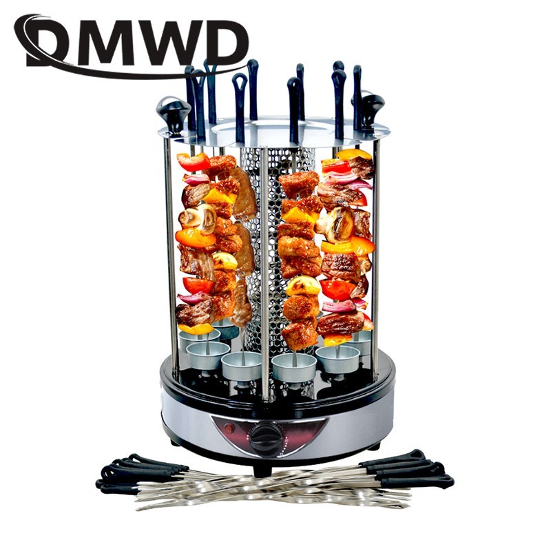 Electric BBQ Kebab Grill Machine Automatic Rotating Barbecue