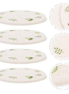 Placemats Table Coasters Woven Mats Round Braided Mat