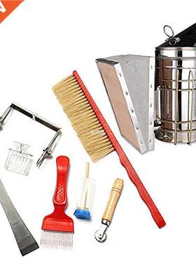 Stinless Steel Beekeeping Bee Hive Smoker Kit Het Shield P