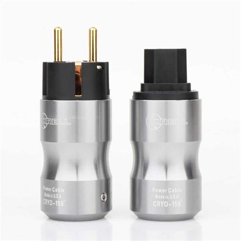 HI-End 24K Gold Plated Krell Europe Standard Male Mains AC P