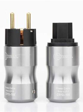 HI-End 24K Gold Plated Krell Europe Standard Male Mains AC P