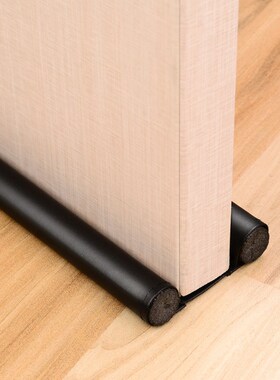 Foldable Under Door Draft Stopper Washable Leather Door Seal