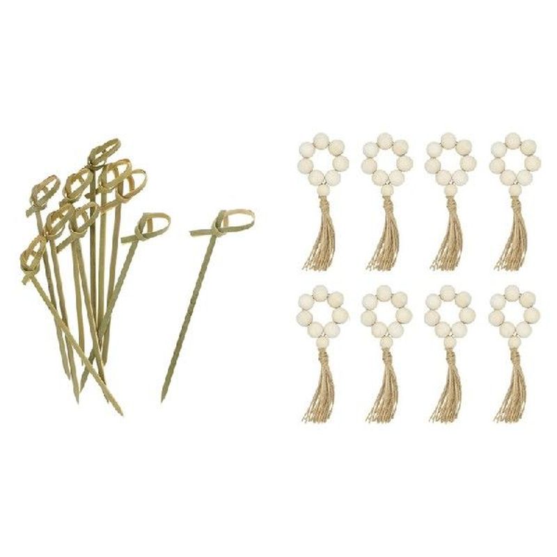 500Pack Bamboo Cocktail Picks Cocktail Toothpicks &