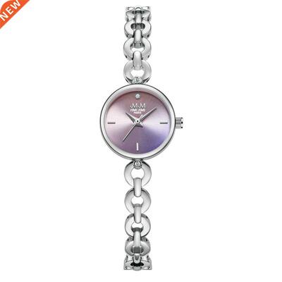 Luxury drilled women quartz Vintage bracelet watch Hand cate