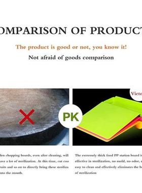 2 en 1 pratique en plastique planche à découpe