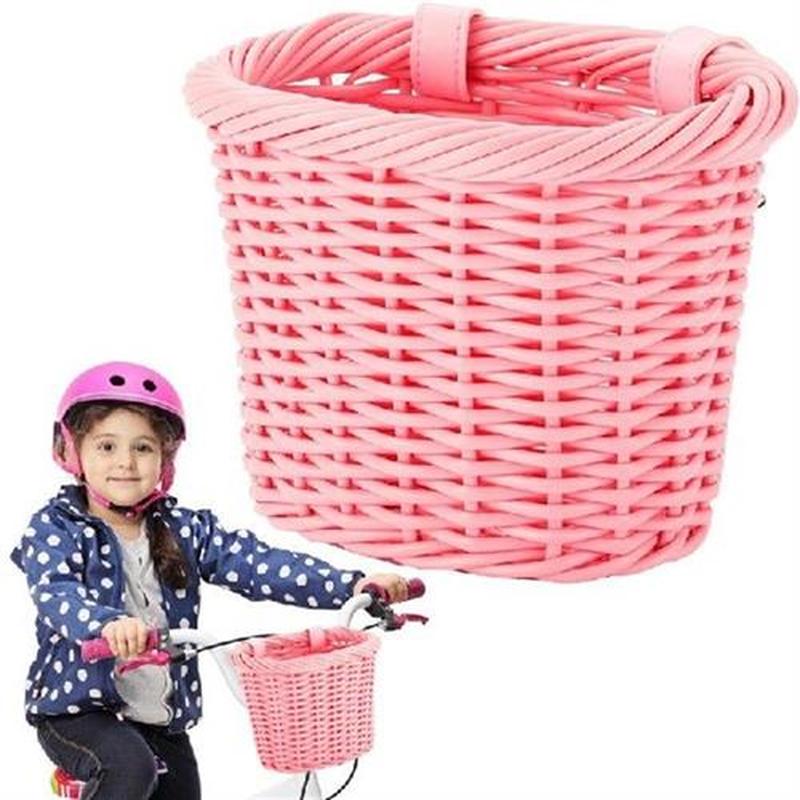 Girls Bike Basket Front Handlebar Kids Bicycle Basket