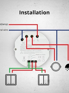 Zigbee 3.0 Smart Light Switch DIY Breaker Module SmartThings