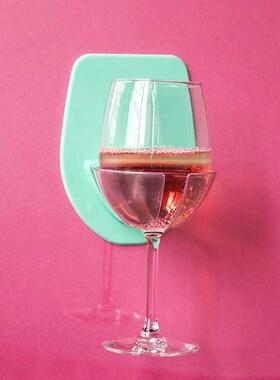 1PC Bar Watt Plastic Wine Glass Holder 适用于 The Bath Showe