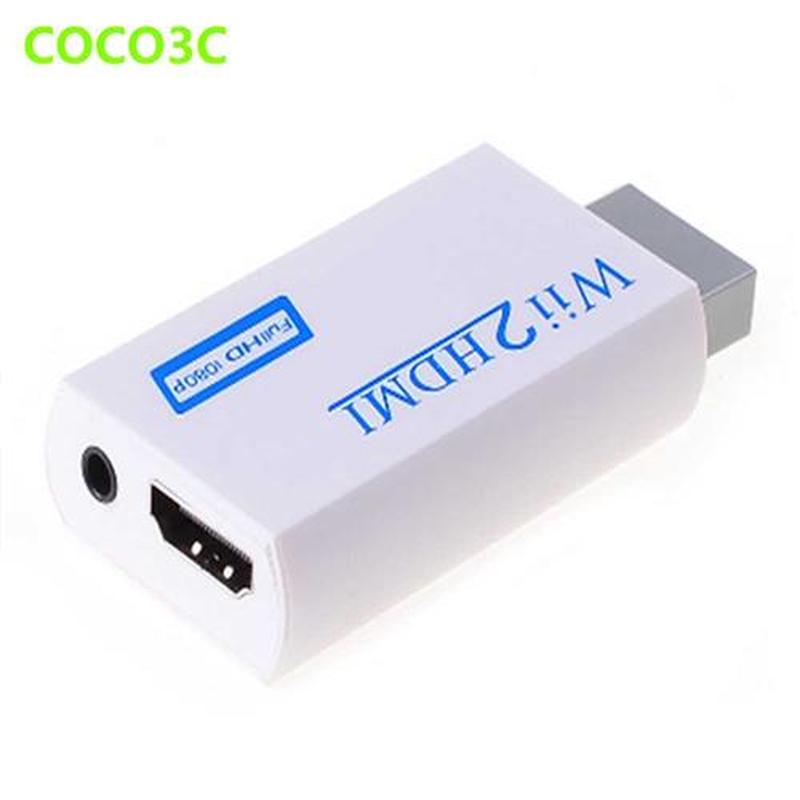 Wii To HDMI adapter 3.5mm Audio Video Output Wii2HDMI Upscal