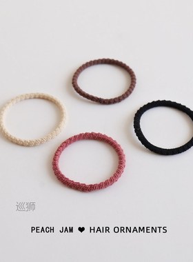 Ins simple basic hairband tied hair rubber band Mori series