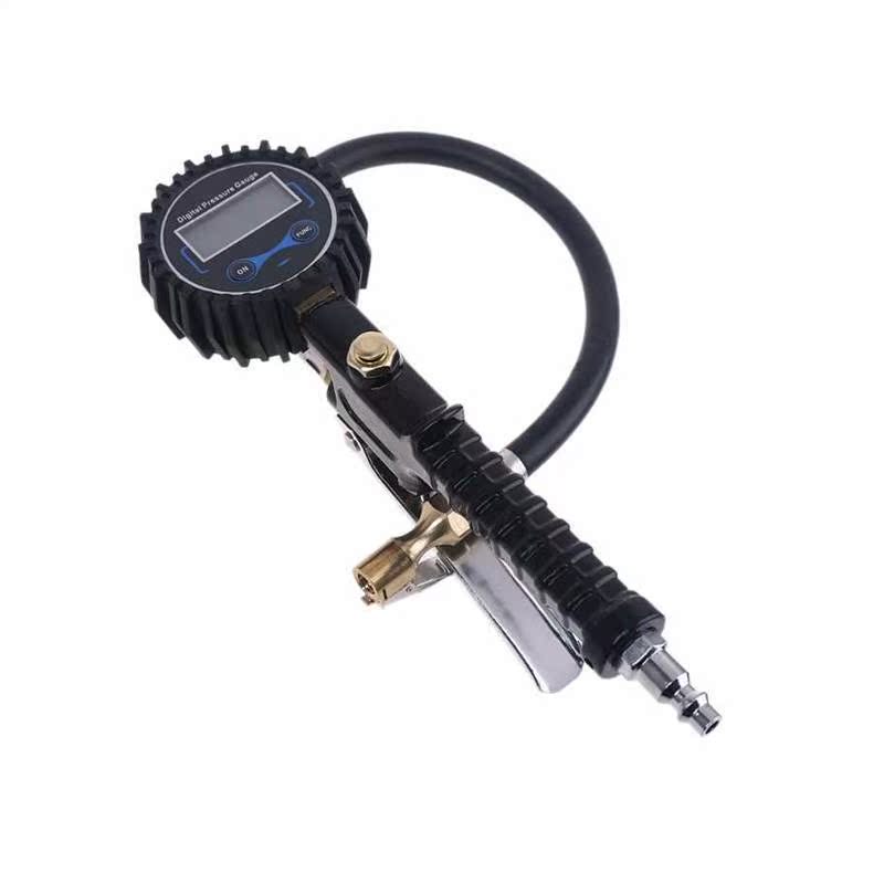 Digital Tire Inflator with Pressure Gauge Air Chuck with Qui