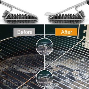 Grill Brush and Scraper,18 inch stainless steel Wire Barbecu