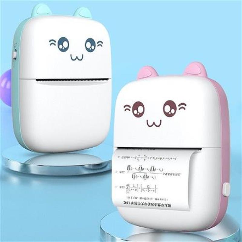 Portable Wireless Bluetooth Thermal Printer MINI CAT 200DPI