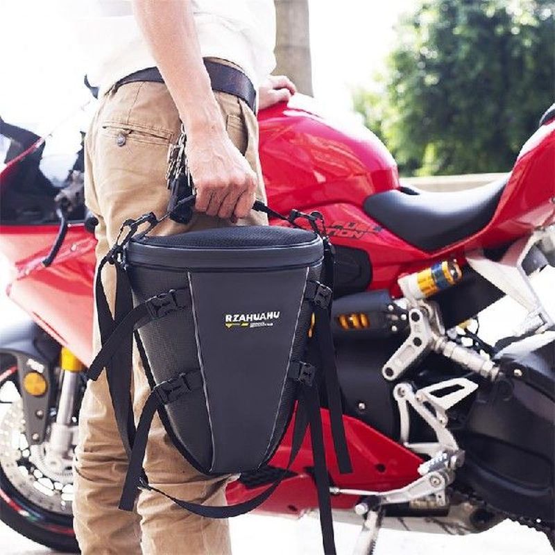 Motorcycle Tail Bag Luggage Moto Saddle Bag Rear Seat
