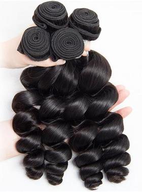 Brazilian Loose Wave Bundles 10-30inch Human Hair Extensions