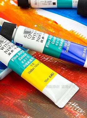 Winsor Newton Fine Acrylic Color Set 18 Colors Paints Artist