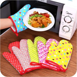 1pc Thick Insulation Oven Baking Oven Glove Heat Resistant A