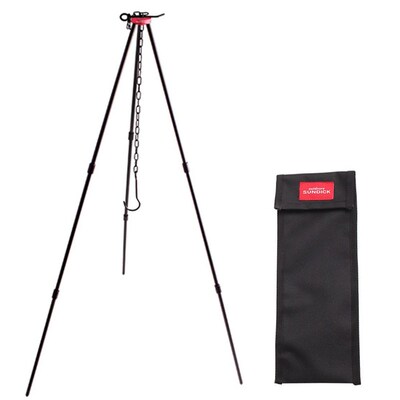 SUNDICK Camping Tripod for Fire Hanging Pot Outdoor Campfire