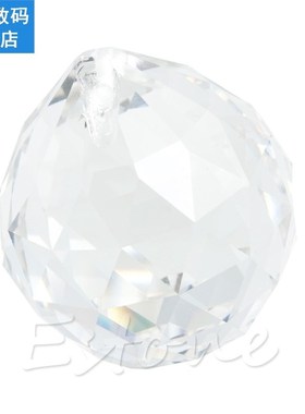 1 Clear Crystal Feng Shui Lamp Ball Prism Rainbow Sun Catche