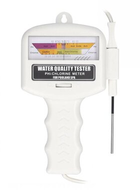 2 in 1 Water Quality Tester Portable PH Chlorine Level Meter