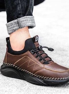 Men Lether Csul Shoes High Qulity Genuine Lether Light