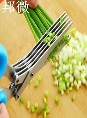 Novelty 5 layers of stainless steel kitchen Chopped scallion
