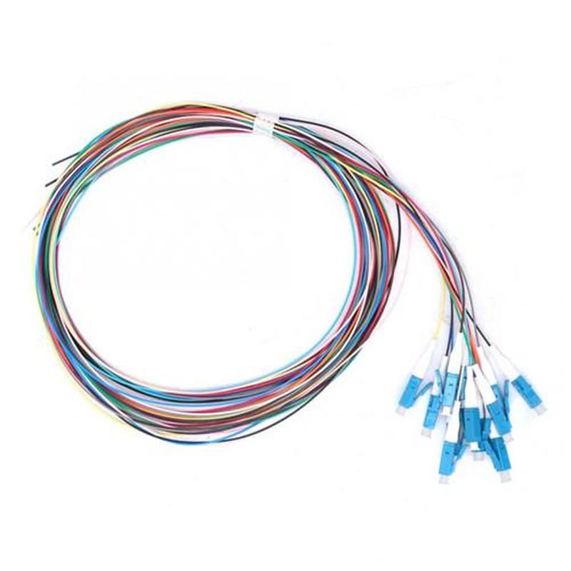 1.5m 12 rand Fiber Optic Pigtail LC/UPC Single Mode Low In