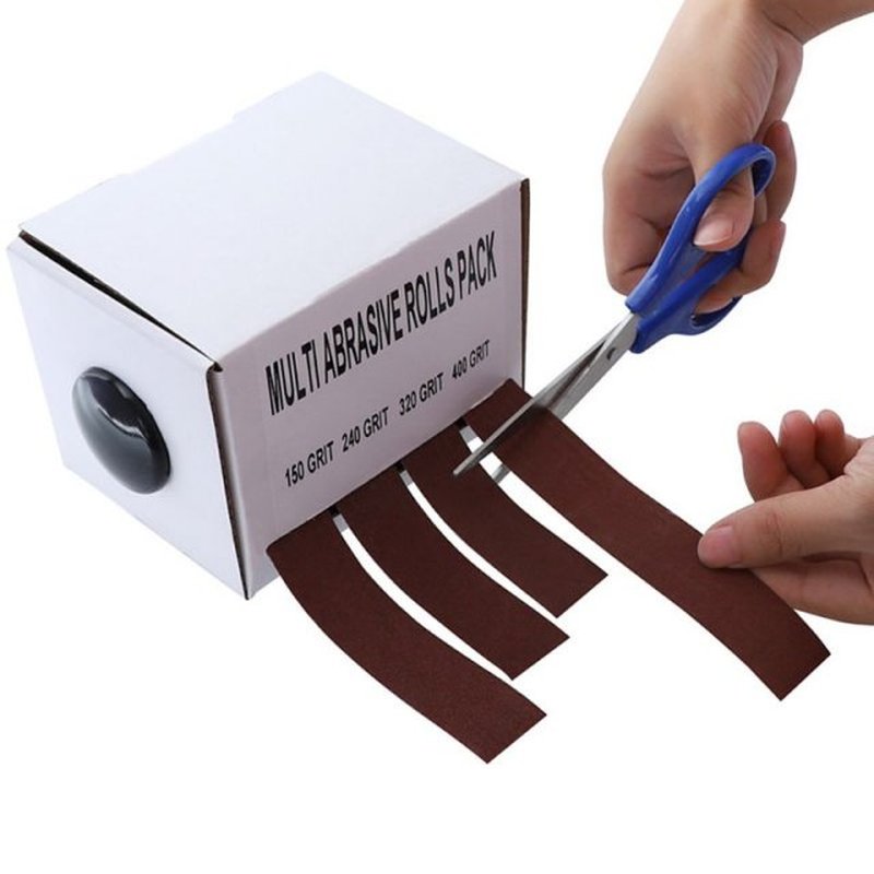 6 Meter 150-400 Grit Emery Cloth Roll Polishing Sandpaper fo