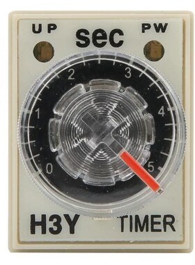 1pcs H3Y-2 Delay Timer AC 220V 8P Time Relay 0~5 Second Dial