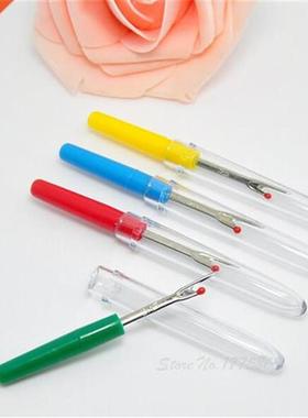 (1Pack)=4Pc Plastic Handle Craft Thread Cutter Seam Ripper S