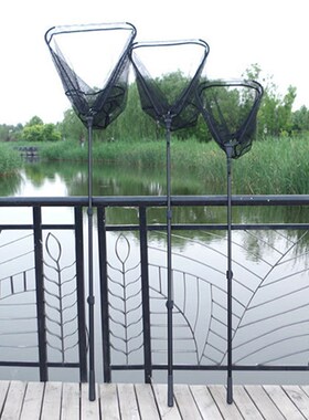 HERCULES Fishing Nets Collapsible Tools Rhombus Mesh Hole De