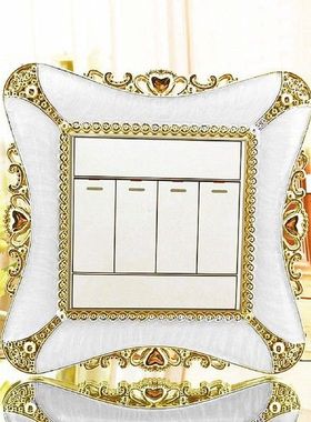 Home Switch Cover Square Shape Switch Wall Light Socket