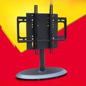 加固加厚液晶电视隔断墙360度旋转架液晶电视旋转底座管内走线藏