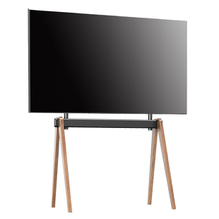 艺术电视支架实木榉木架子落地式挂架适配三星索尼48/55/65/75寸